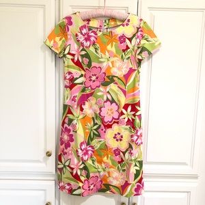 Custom made floral print dress